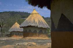 Südliches Afrika, Zimbabwe - traditionelle Hütten